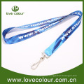 Polyester custom mysterious clear logo surf lanyards